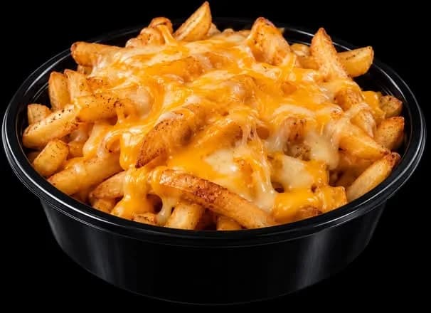 French fries topped with melted cheese