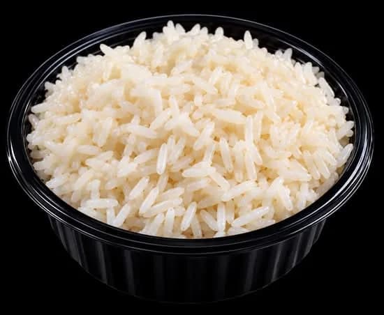 White rice in a bowl